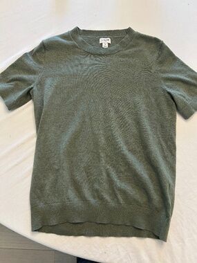 J.Crew Factory Short Sleeve Cotton Sweater